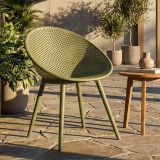 Sedia Verde 2 Sedie Adatto per Indoor-outdoor, Materiale Struttura in Plastica - Tansen