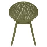 Sedia Verde 2 Sedie Adatto per Indoor-outdoor, Materiale Struttura in Plastica - Tansen