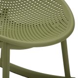 Sedia Verde a Dondolo, Adatto per Indoor-outdoor, Materiale Struttura in Plastica - Phunt