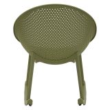 Sedia Verde a Dondolo, Adatto per Indoor-outdoor, Materiale Struttura in Plastica - Phunt