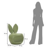 Sedia Verde una Sedia Adatto per Indoor-outdoor, Materiale Struttura in Plastica - Mrauk