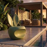 Sedia Verde una Sedia Adatto per Indoor-outdoor, Materiale Struttura in Plastica - Mrauk