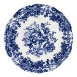 Servizio Piatti Bianco blu set da 24 Colore Struttura blu, Adatto per Lavastoviglie - Nosida