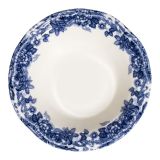 Servizio Piatti Bianco blu set da 24 Colore Struttura blu, Adatto per Lavastoviglie - Nosida