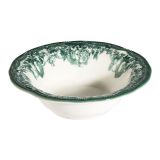 Servizio Piatti Bianco Verde set da 24 Colore Struttura Verde, Adatto per Lavastoviglie - Nosifa