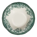 Servizio Piatti Bianco Verde set da 24 Colore Struttura Verde, Adatto per Lavastoviglie - Nosifa