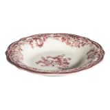 Servizio Piatti Bianco Viola Lilla set da 24 Colore Struttura Viola, Sfumatura Colore Struttura Lilla - Nosivare