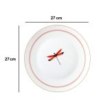Servizio Piatti Multicolore set da 6 Adatto per Lavastoviglie, - Nilemora