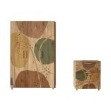 Set Camera da Letto Marrone Quercia Marrone 5 Ripiani 3 Cassetti, 3 Ante - Epiro