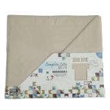 Set Completo Letto Matrimoniale Beige Ecrù 50% Cotone 50% Poliestere , Lavabile in Lavatrice - Sarisa Luxury