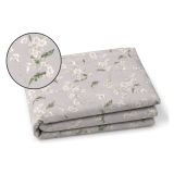 Set Completo Letto Matrimoniale Bianco Crema Viola Lilla 100% Puro Cotone, Lavabile in Lavatrice - Rovanone Luxury
