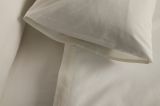 Set Completo Letto Matrimoniale Bianco Panna 50% Cotone 50% Poliestere , Lavabile in Lavatrice - Sarisa Luxury