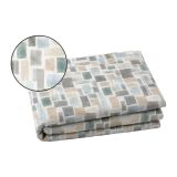 Set Completo Letto Matrimoniale blu Marrone 100% Puro Cotone, Lavabile in Lavatrice - Rovanone Luxury
