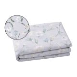 Set Completo Letto Matrimoniale Grigio Percalle 210 Fili in Cotone Pettinato e Mercerizzato, Lavabile in Lavatrice - Salere Luxury