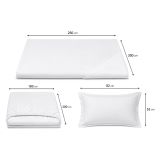 Set Completo Letto Matrimoniale Rosa Antico Percalle 210 Fili in Cotone Pettinato e Mercerizzato - Samimali Luxury