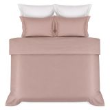 Set Completo Letto Matrimoniale Rosa Percalle 170 Fili in Cotone Pettinato e Mercerizzato, Lavabile in Lavatrice - Rositene Luxury