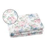 Set Completo Letto Matrimoniale Rosa Verde 50% Cotone 50% Poliestere, Lavabile in Lavatrice - Sarome Luxury