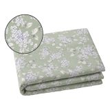 Set Completo Letto Matrimoniale Verde Percalle 210 Fili in Cotone Pettinato e Mercerizzato, Lavabile in Lavatrice - Salilisa Luxury