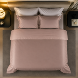 Set Completo Letto Piazza e Mezza Rosa Percalle 170 Fili in Cotone Pettinato e Mercerizzato, Lavabile in Lavatrice - Rosirora Luxury