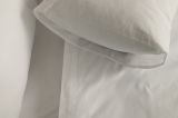 Set Completo Letto Singolo Bianco 50% Cotone 50% Poliestere, Lavabile in Lavatrice - Sapatalo Luxury