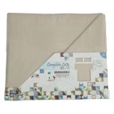 Set Completo Letto Singolo Bianco Ecrù 50% Cotone 50% Poliestere , Lavabile in Lavatrice - Sapatalo Luxury