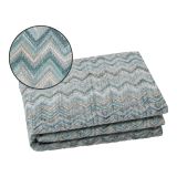 Set Completo Letto Singolo blu Verde Acqua Percalle 170 Fili in Cotone Pettinato e Mercerizzato - Rosose Luxury