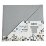 Set Completo Letto Singolo Grigio Pietra 50% Cotone 50% Poliestere , Lavabile in Lavatrice - Sapatalo Luxury