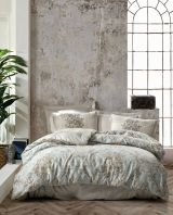 Set copripiumino singolo e 1 federa Hoover, Beige e Azzurro, 220x155 cm