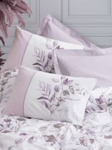 Set copripiumino singolo e 1 federa Philadelphia, Lilla e Bianco, 200x135 cm