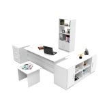 Set da ufficio Hilda, Bianco