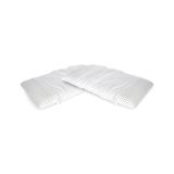 Set di 2 guanciali Alloro, Made in Italy, 70x39 h10 cm, Bianco
