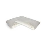Set di 2 guanciali Citronella, Made in Italy, 70x40 h12 cm, Bianco