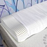 Set di 2 guanciali Origano, Made in Italy, 70x41 h12 cm, Bianco