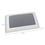 Set di 2 guanciali Prezzemolo, Made in Italy, 70x40 h14 cm, Bianco