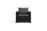 Set di 2 poltrone da esterno Miramichi, 83x68 h72 cm, Antracite