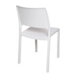 Set di 2 sedie da terrazzo impilabili bianco - Cereseto