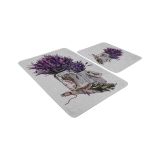 Set di 2 tappeti da bagno Greenville, 100x60 cm, Multicolore