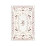Set di 2 tappeti da bagno Michigan City, 100x60 cm, Delicatezza avorio