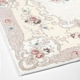 Set di 2 tappeti da bagno Michigan City, 100x60 cm, Delicatezza avorio