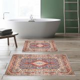 Set di 2 tappeti da bagno Michigan City, 100x60 cm, Eleganza orientale