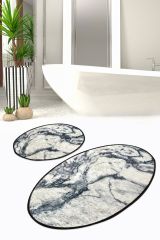 Set di 2 tappeti da bagno Seville, 100x60 cm, Multicolore