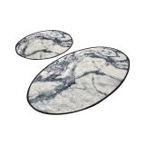 Set di 2 tappeti da bagno Seville, 100x60 cm, Multicolore