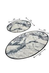 Set di 2 tappeti da bagno Seville, 100x60 cm, Multicolore