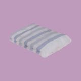 Set di 2 teli mare Beachwood, 70x140 cm, Blu e Bianco