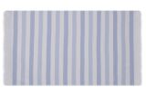 Set di 2 teli mare Beachwood, 70x140 cm, Blu e Bianco
