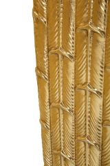 Set di 2 vasi Tirreni, 40x40 h99 cm, Oro