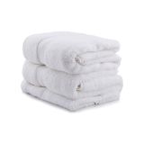 Set di 3 asciugamani Lewiston, 70x140 cm, Bianco