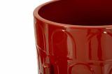 Set di 3 portavasi Cisterna, 36x36 h57 cm, Rosso