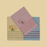 Set di 3 strofinacci Galesburg, 40x60 cm, Design floreale