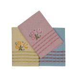 Set di 3 strofinacci Galesburg, 40x60 cm, Design floreale